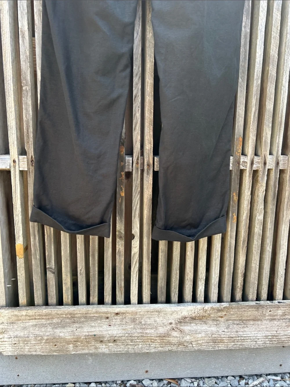 Vintage Polo Ralph Lauren Dress Trousers Mens 31x32 Linen Cotton Pleated Black - Picture 13 of 13